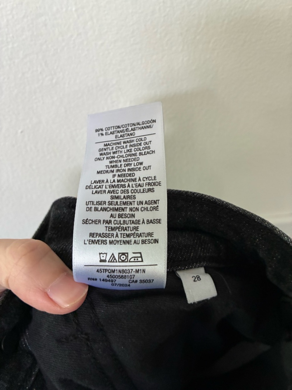 Joe’s Jeans TRIXIE HIGH RISE WIDE LEG CUFFED TROUSER in Mindset - Picture 10 of 12